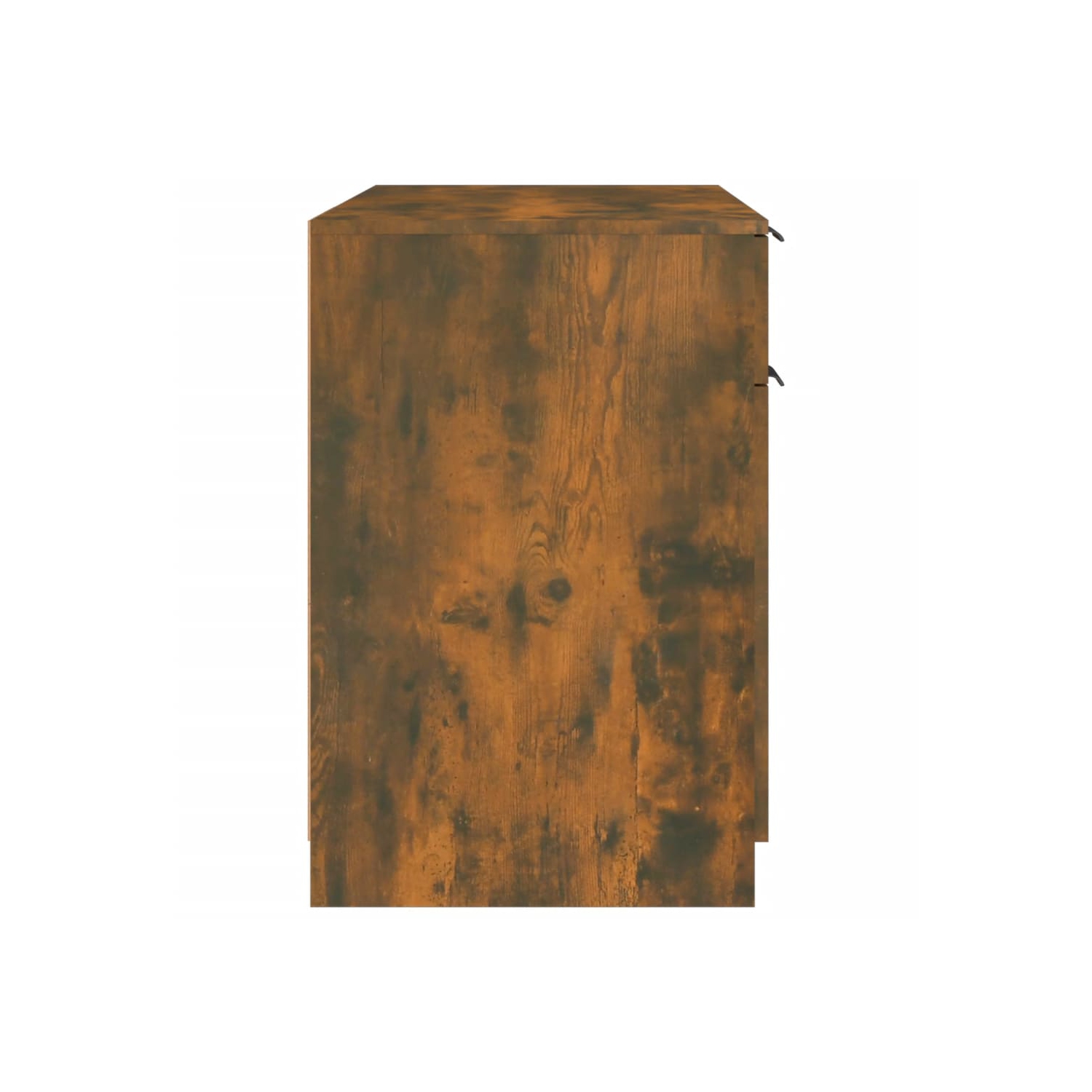 vidaXL Desk Smoked Oak 100x50x75 cm Engineered Wood