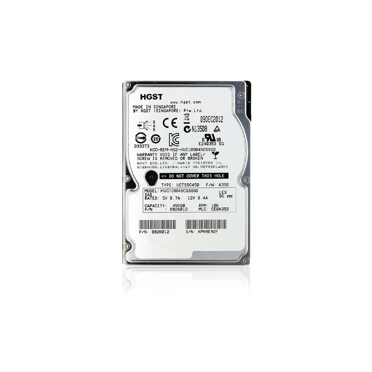 Refurbished (Good) - HGST (SAS) Ultrastar C10K900 2.5