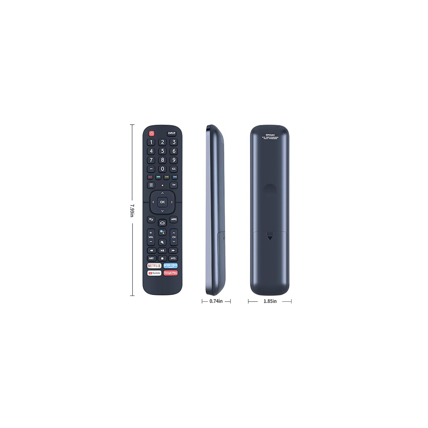 (Refurbished Good)- ERF2K60H Original Hisense TV SMART and Voice Remote Control, T266510.