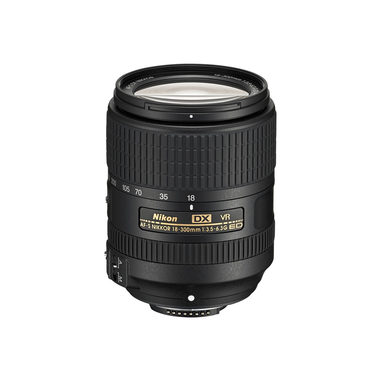 Objectif AF-S DX NIKKOR 18-300&nbsp;mm ED VR de Nikon + téléobjectif et objectifs grand-angle