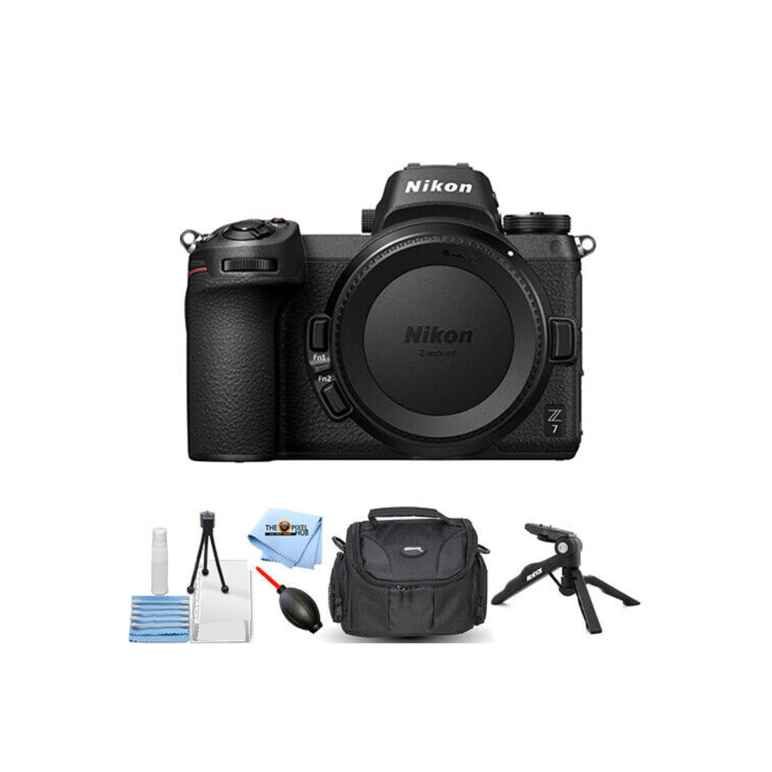 Nikon Z7 Mirrorless Digital Camera (Body Only) 1591 Tripod Gadget Bag Bundle
