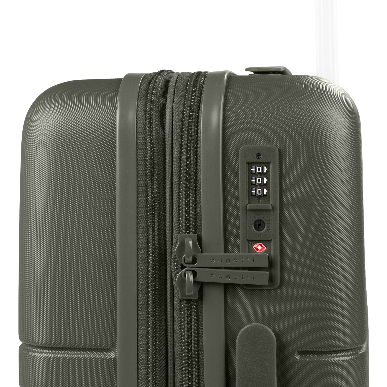 Ensemble de 3 valises extensibles Birmingham de Bugatti - Vert