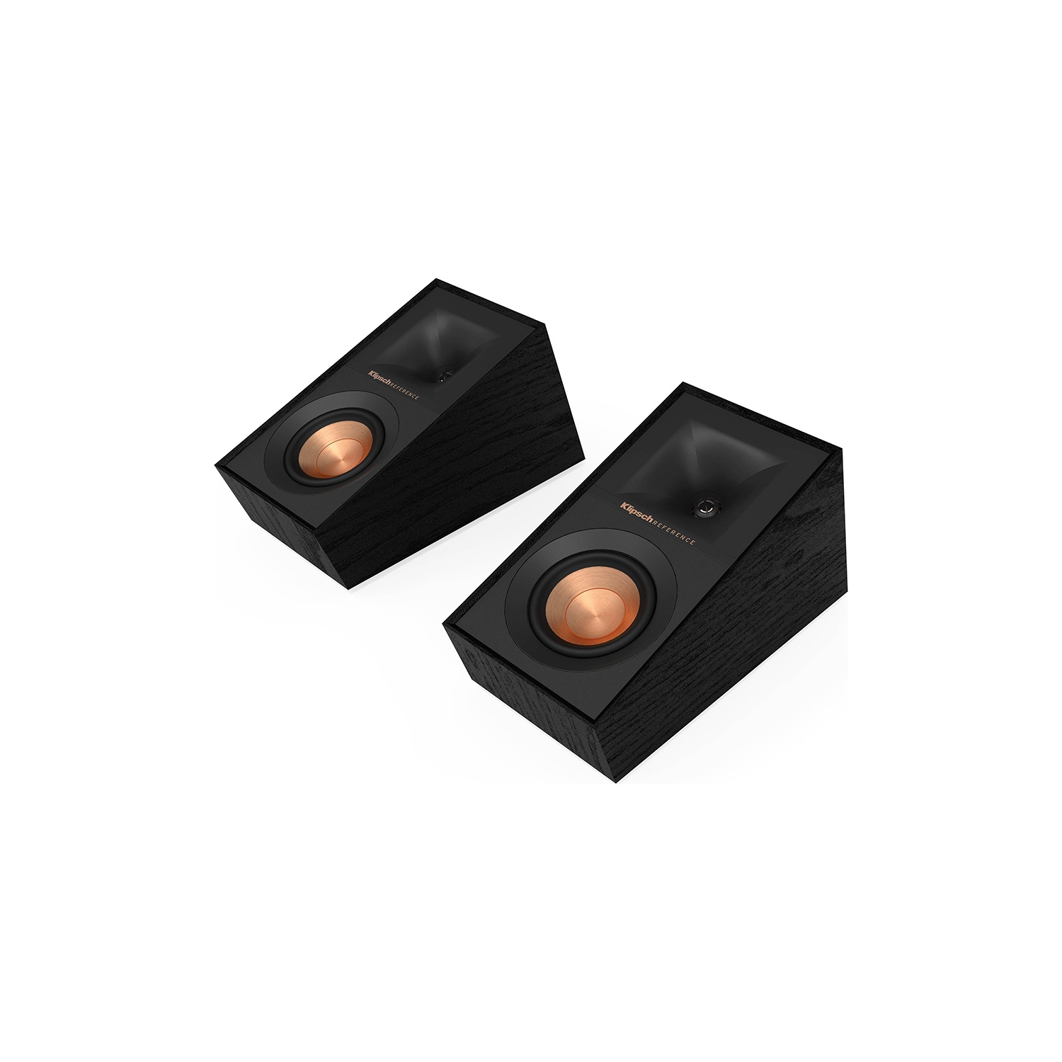 Haut-parleurs ambiophoniques Dolby Atmos 4 po R-40SA Reference de Klipsch – Noir – paire – modèle 2023 – Boîte ouverte