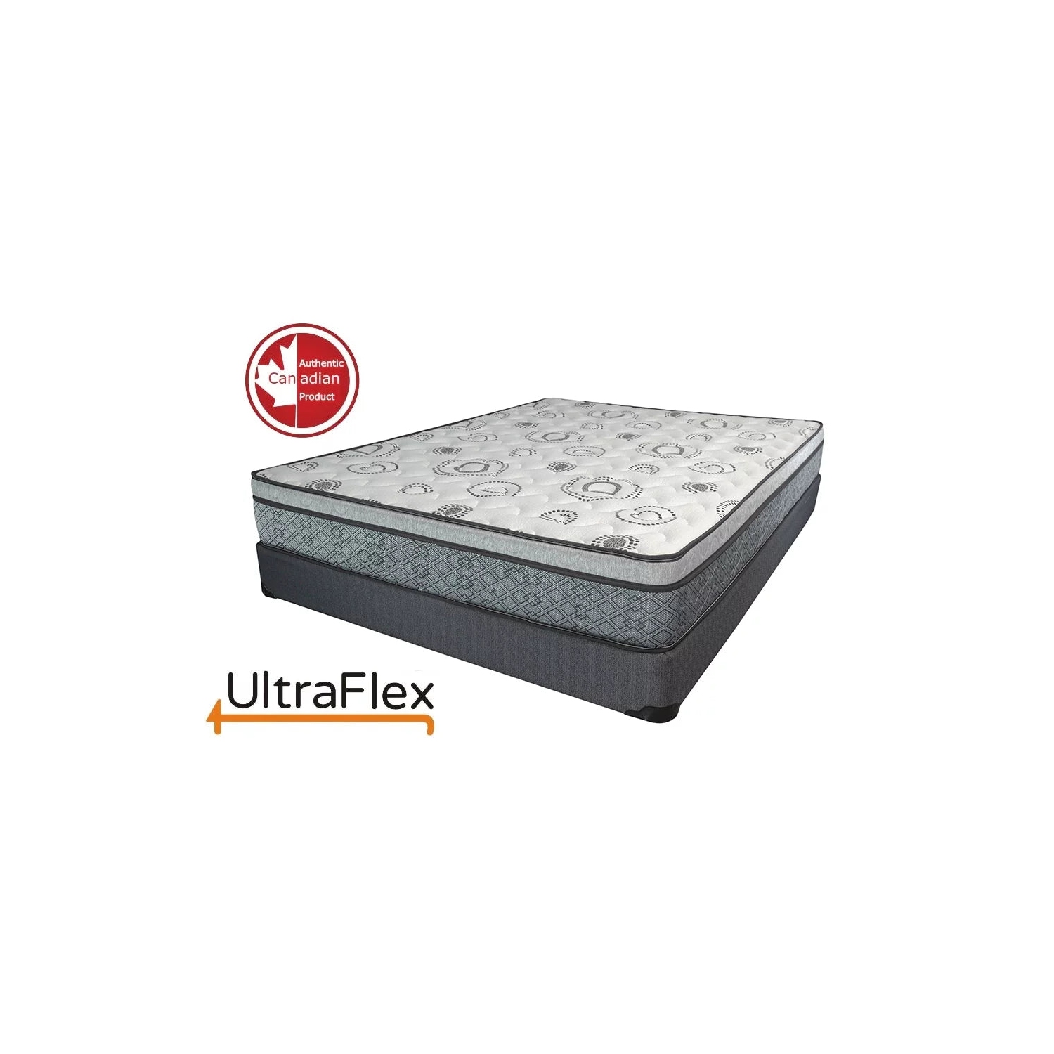 UltraFlex EVOKE- Heavy-Duty Orthopedic Mattress for Firm Spinal Care, Posture Support, Pressure Relief, Cooler Sleep, Natural High-Density