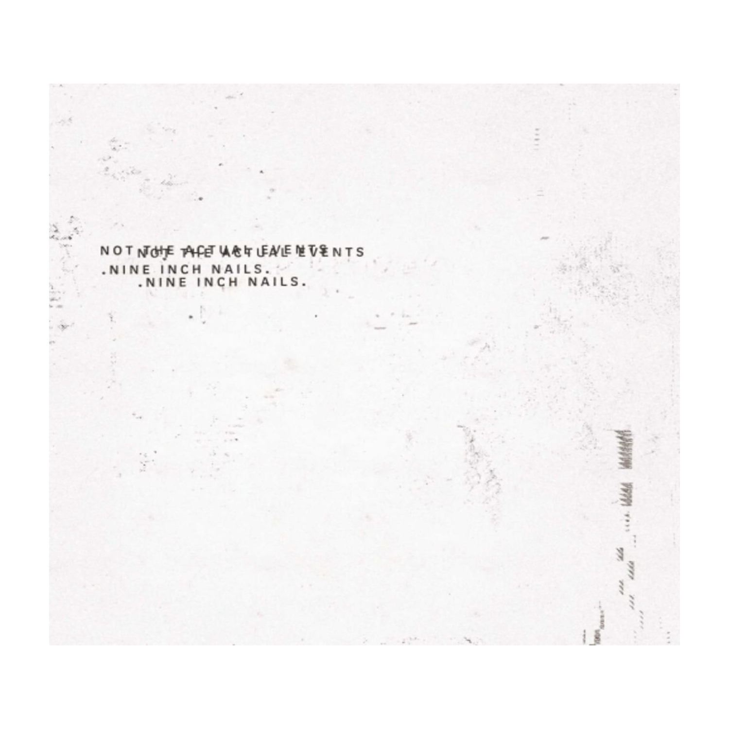 Nine Inch Nails - Not The Actual Events - [CD]