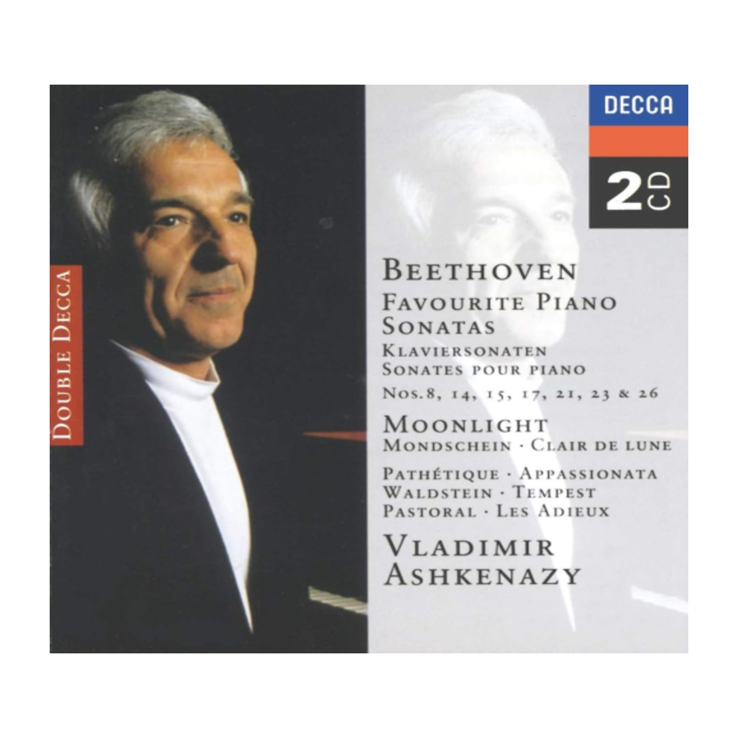 Vladimir Ashkenazy - Moonlight & Pathetique Piano Sonatas - [CD]