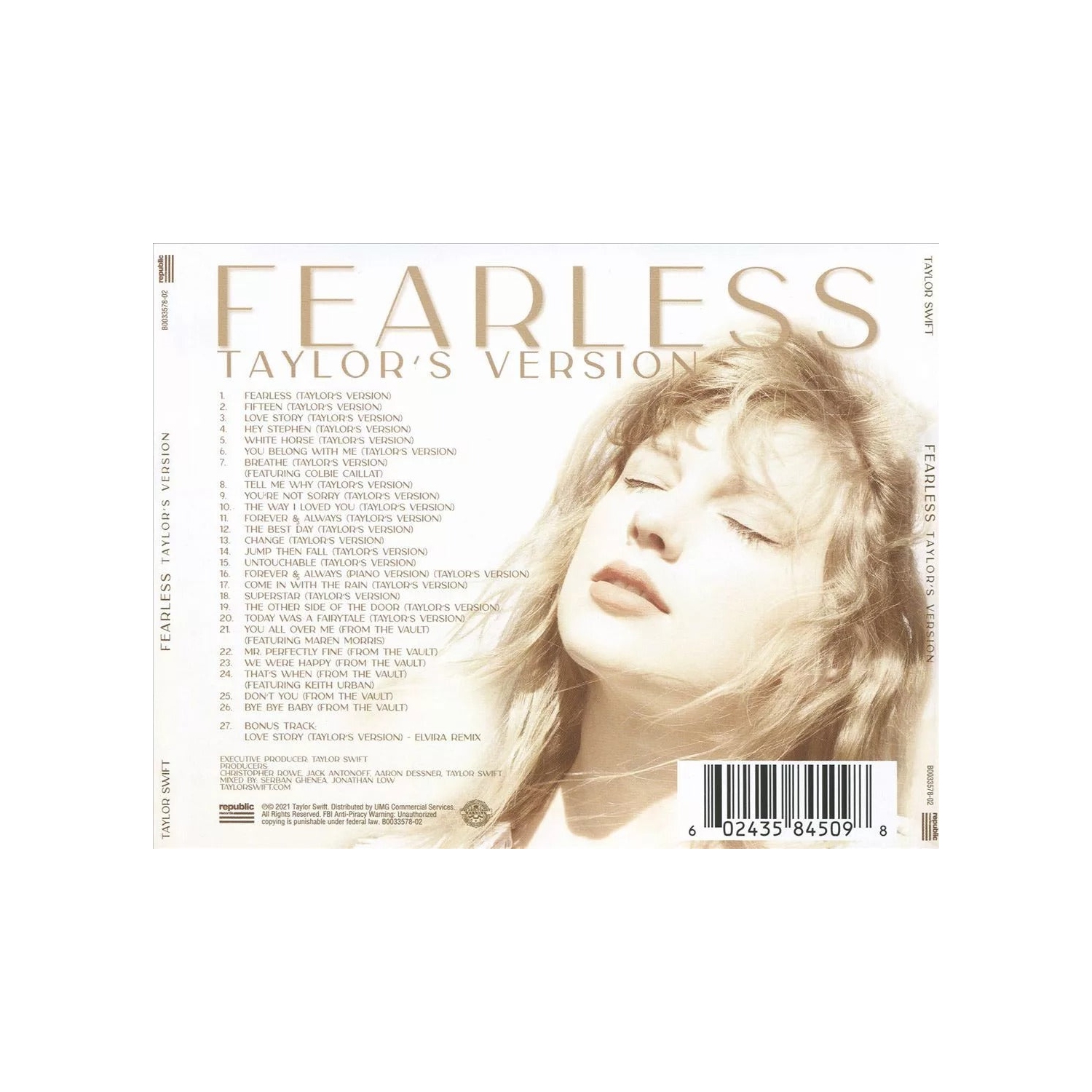 Taylor Swift - Fearless - [CD]
