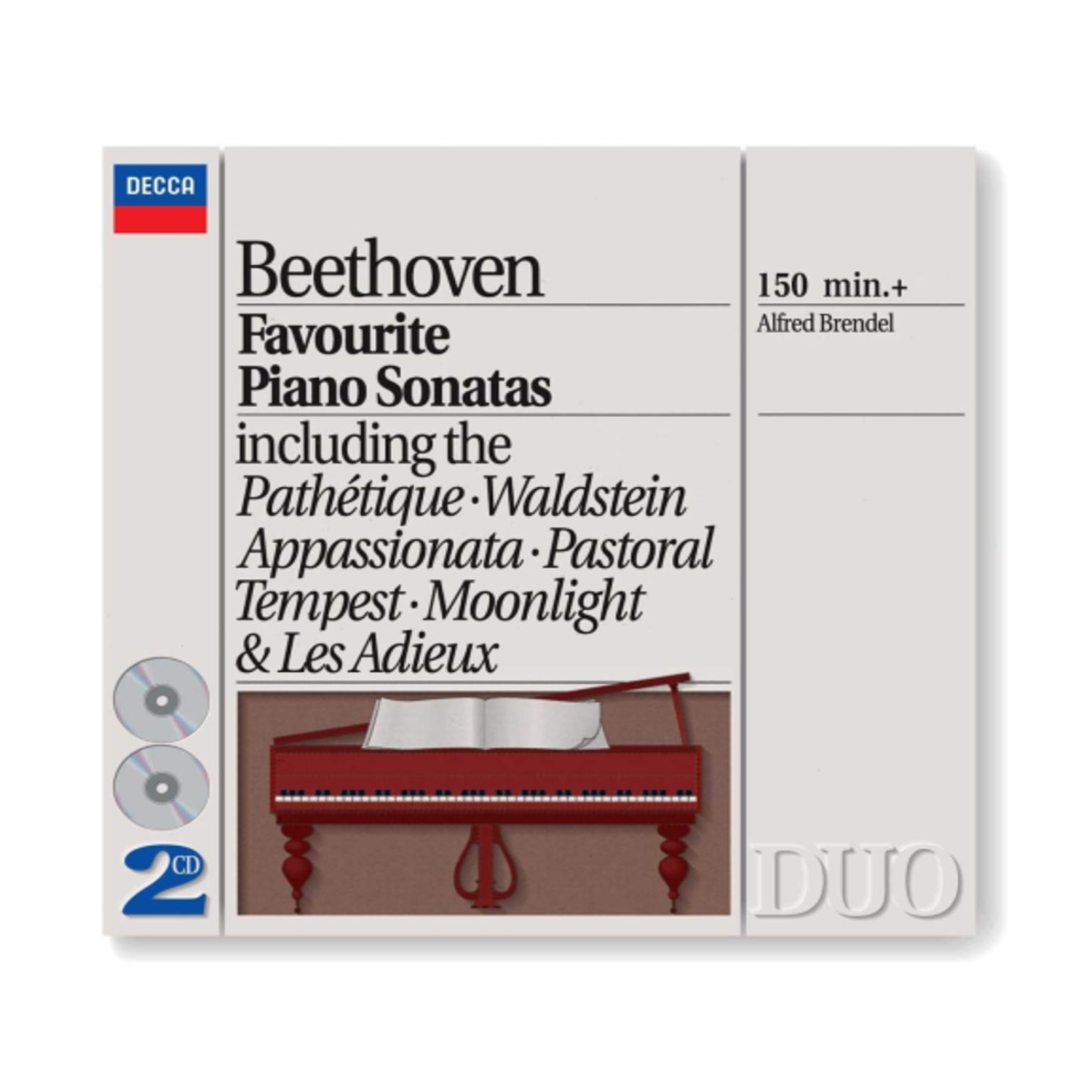 Alfred Brendel - Favorite Piano Sonatas - [CD]