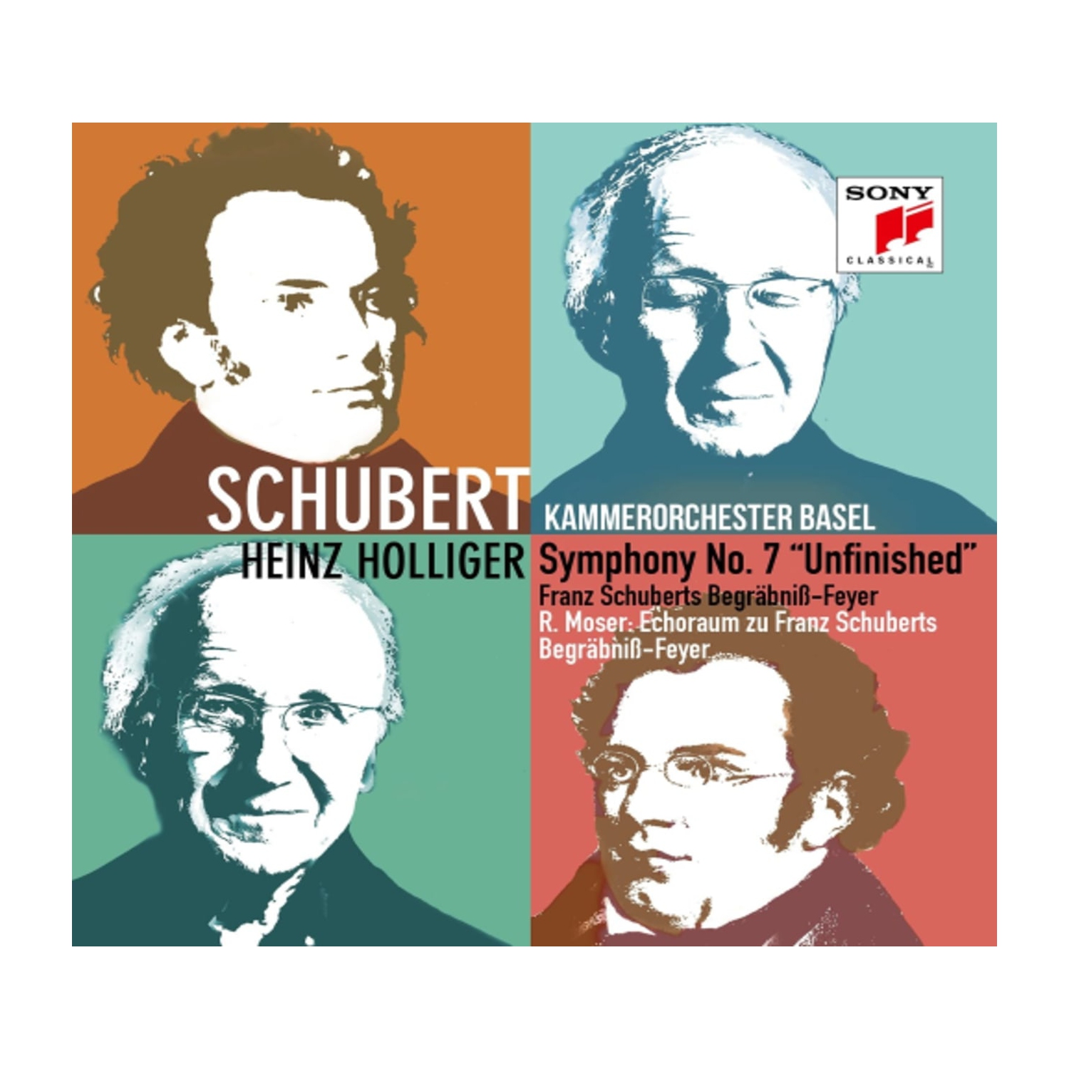SCHUBERT / HEINZ HOLLIGER / KAMMERORCHESTER BASEL - Schubert: Symphony 7 Unfinished / Franz Schuberts Begrabniss-Feyer - [CD]