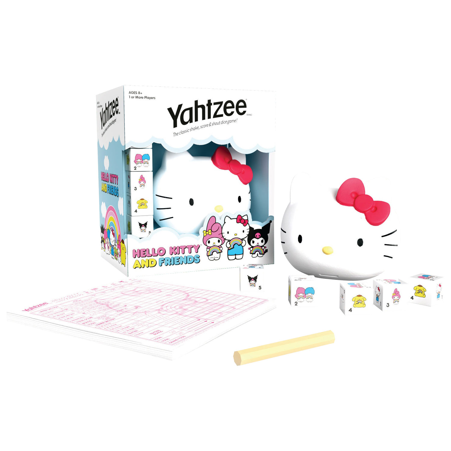YAHTZEE: Hello Kitty and Friends Board Game - English