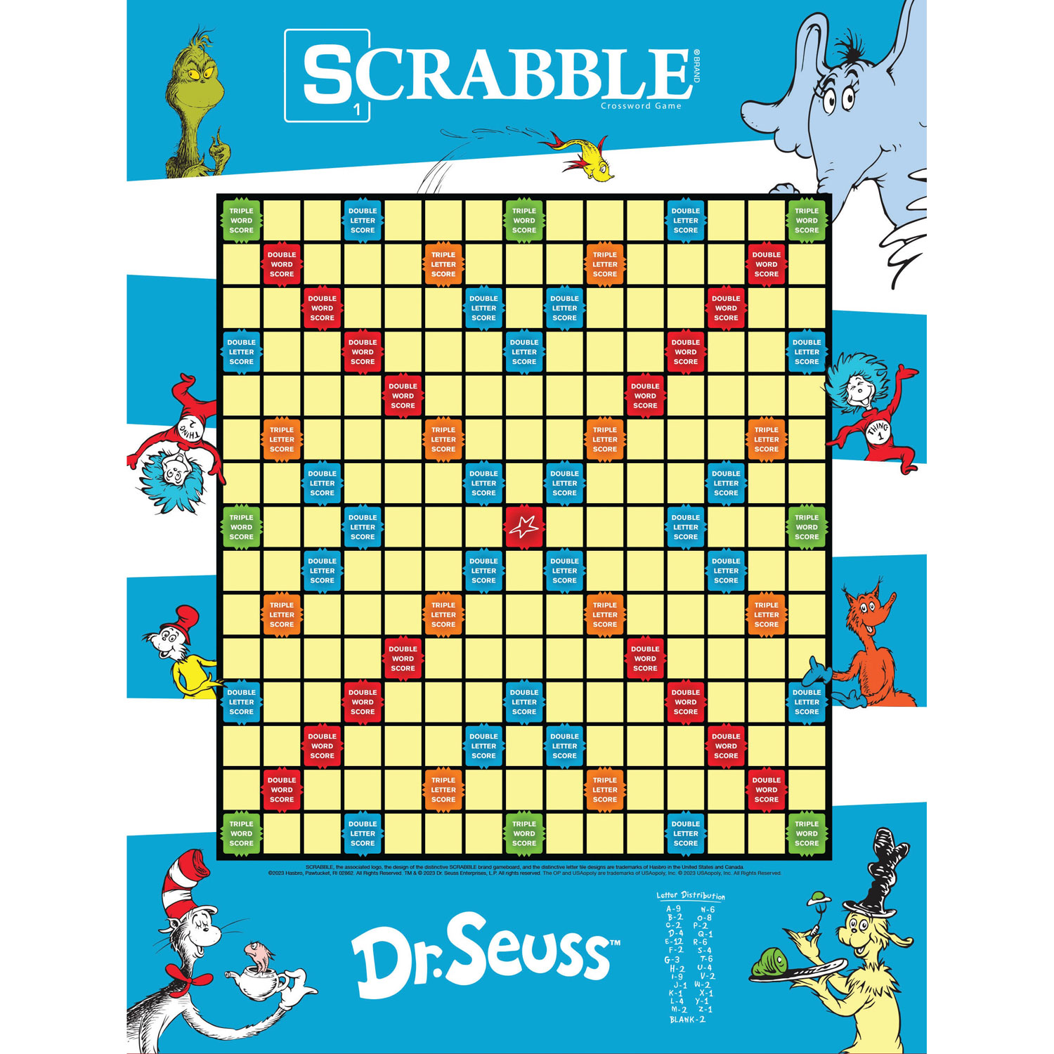 Scrabble: Dr. Seuss Board Game - English