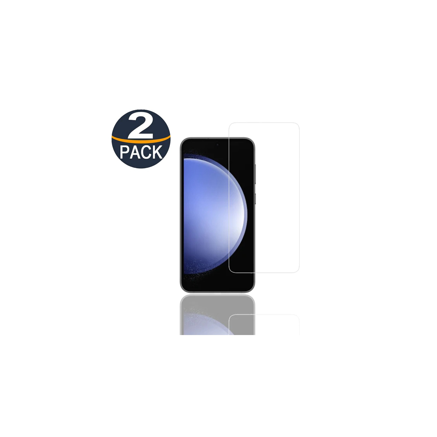 [2 Packs] CSmart Premium Tempered Glass Screen Protector for Samsung Galaxy S23 FE, Case Friendly & Bubble Free