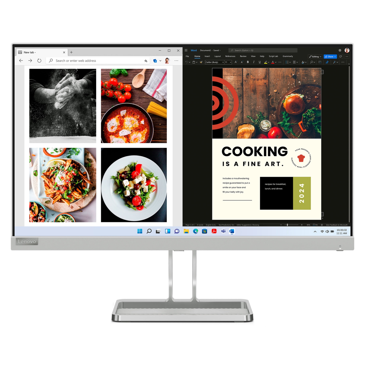 Lenovo L24i-40 23.8 inch Monitor | Best Buy Canada