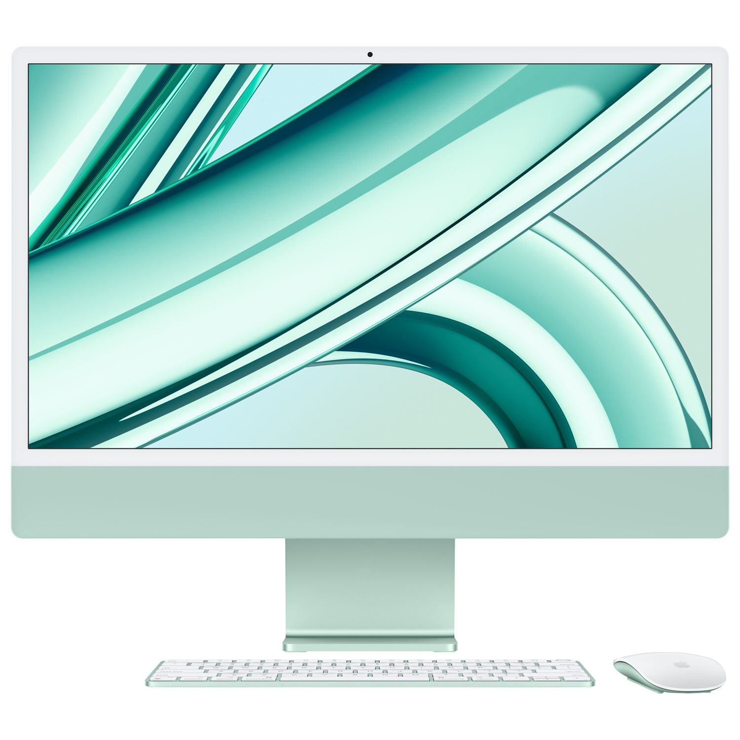Apple iMac 24" (Fall 2023) - Green (Apple M3 Chip / 8-Core GPU / 256GB SSD / 8GB RAM) - English