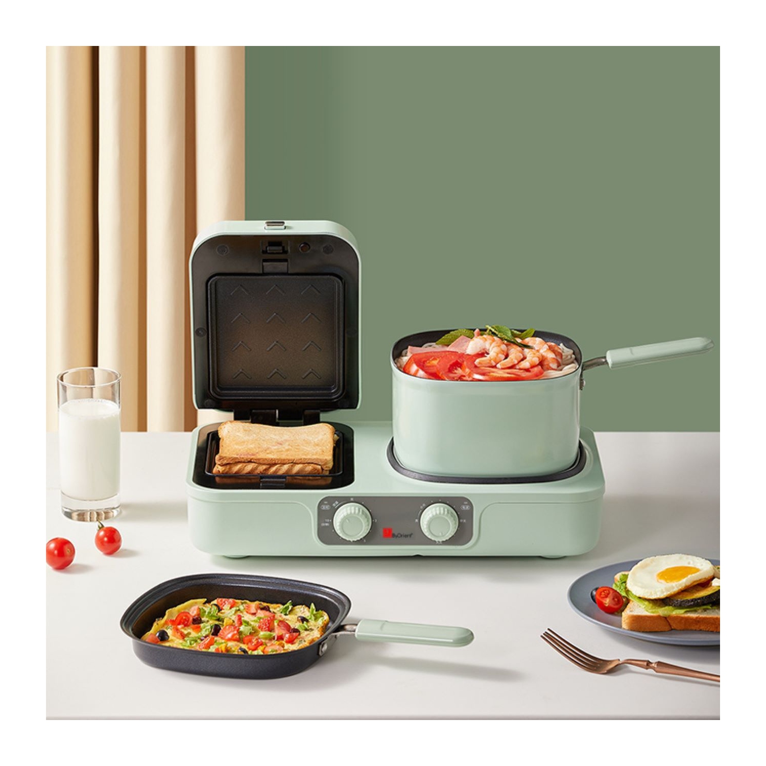 ByOrient All-In-One Multi-Functional Breakfast Maker