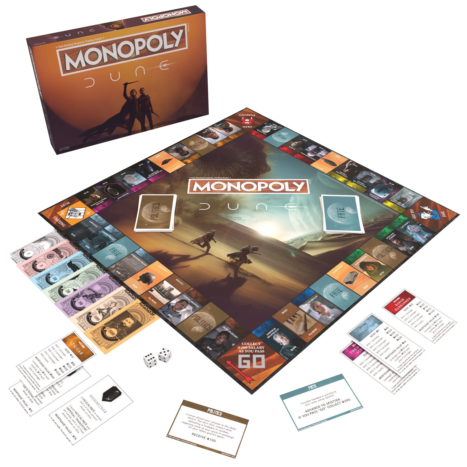 Monopoly: Dune Board Game - English