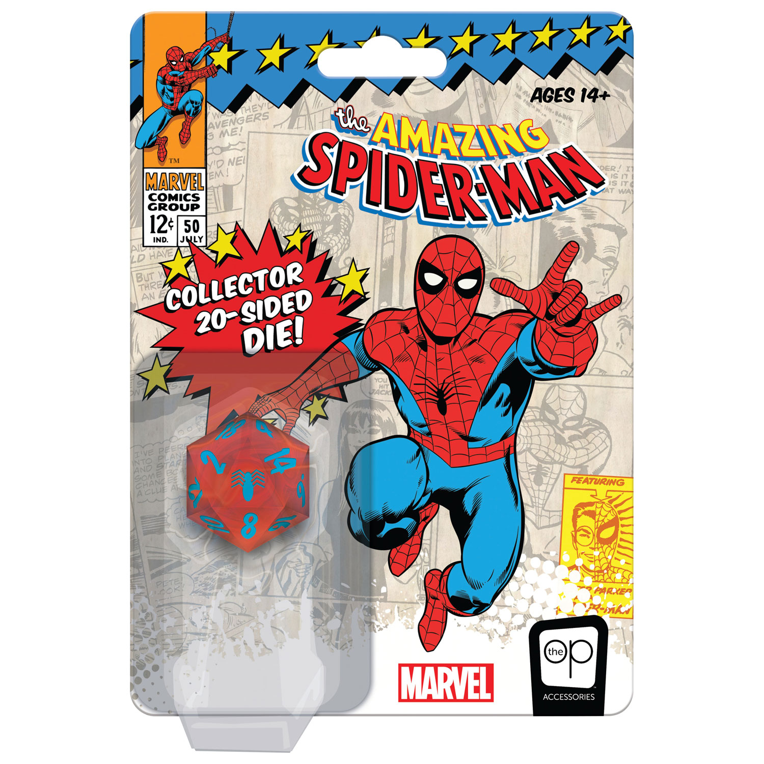 Marvel Spider-Man 20-Sided Dice Game