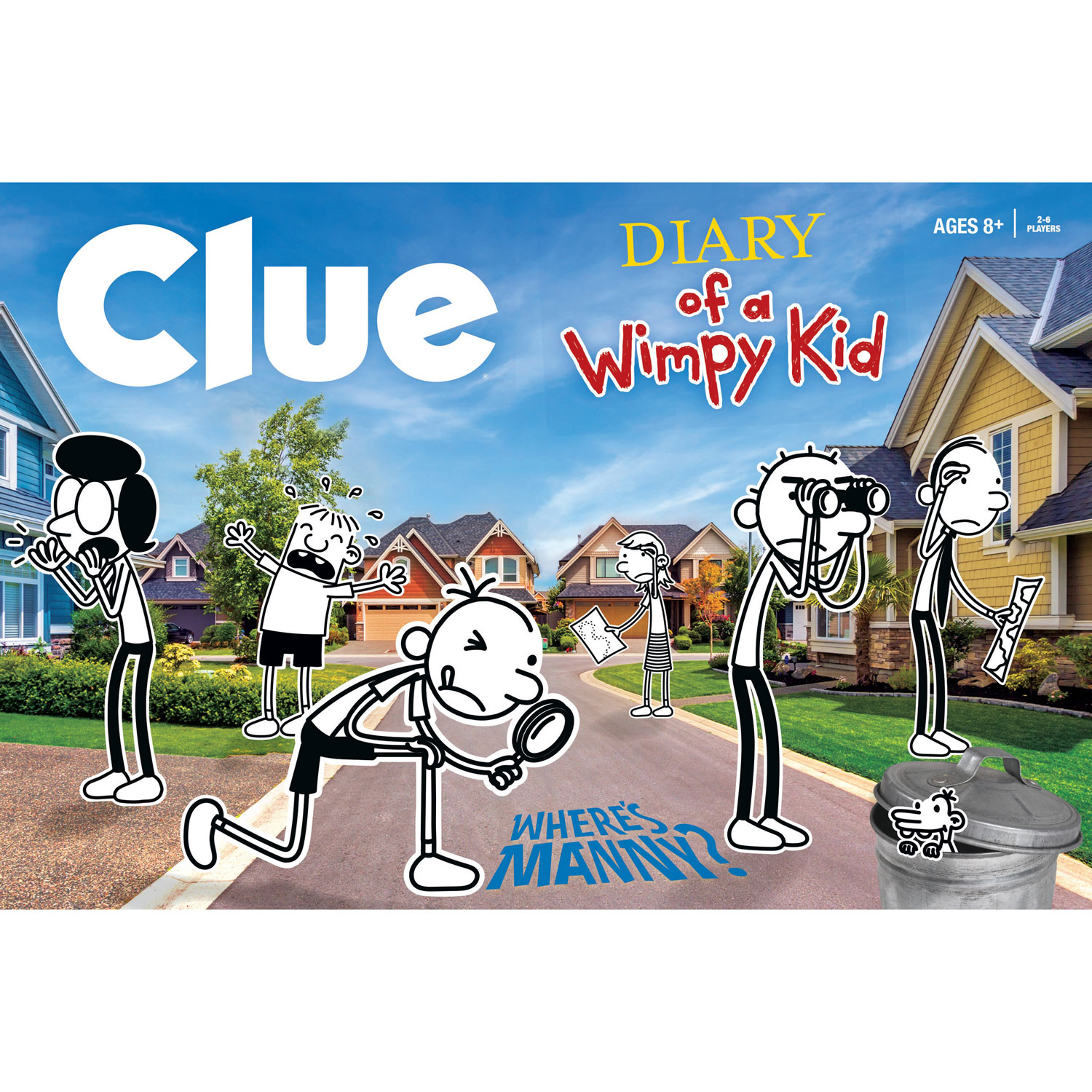 Clue: Diary of a Wimpy Kid Board Game - English