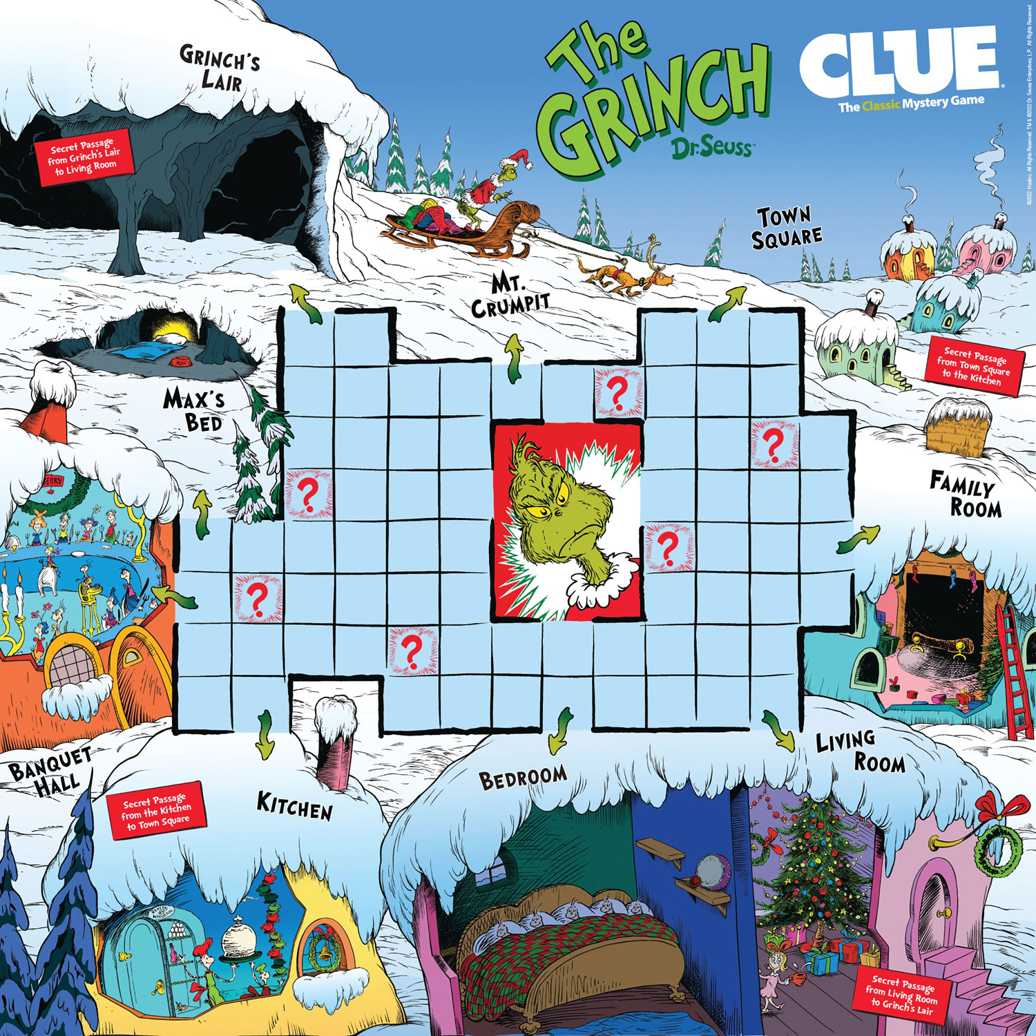 Clue: Jeu de société The Grinch - Anglais