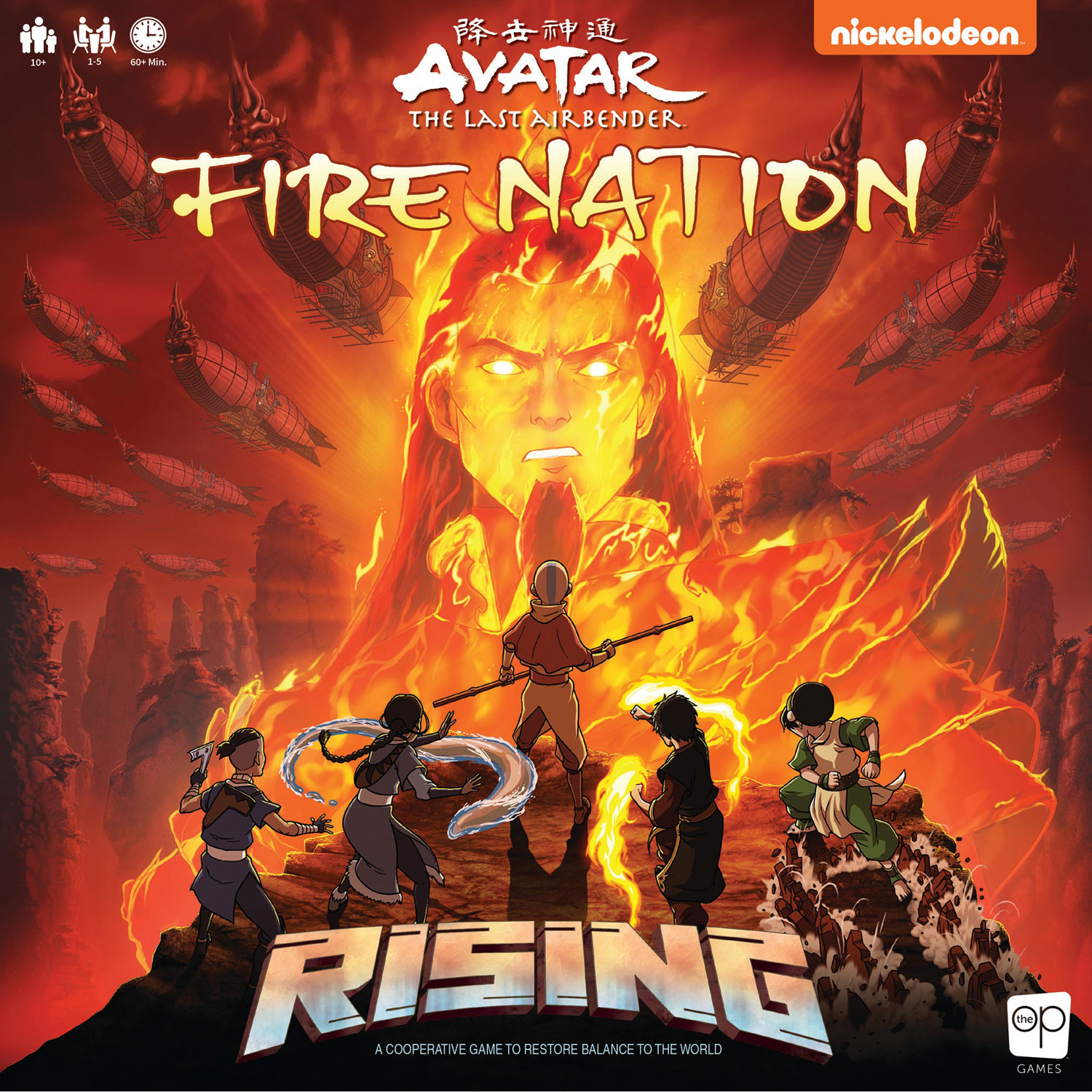 Avatar: The Last Airbender Fire Nation Rising Board Game - English
