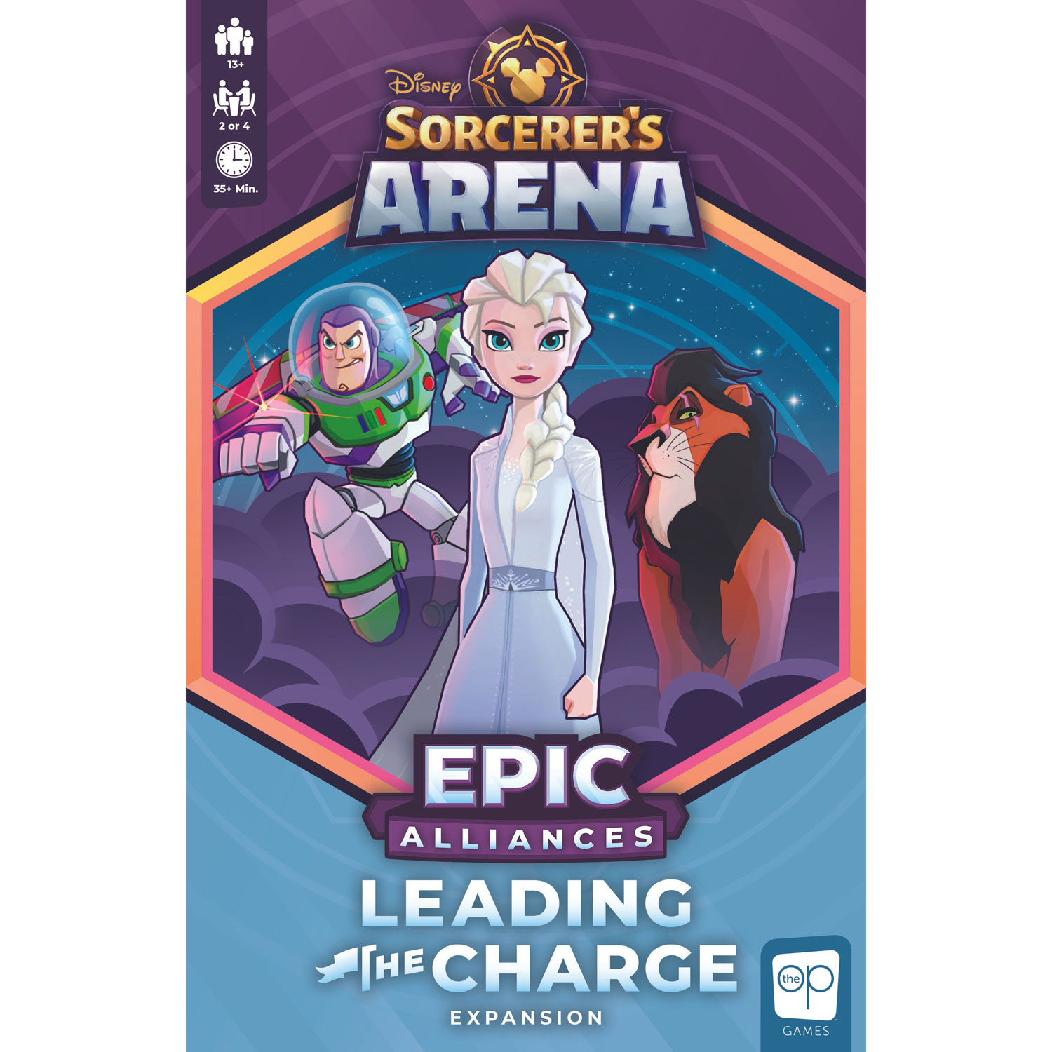 Protège-cartes Disney Sorcerer's Arena: Extension de jeu de cartes Epic Alliances Leading the Charge - Anglais