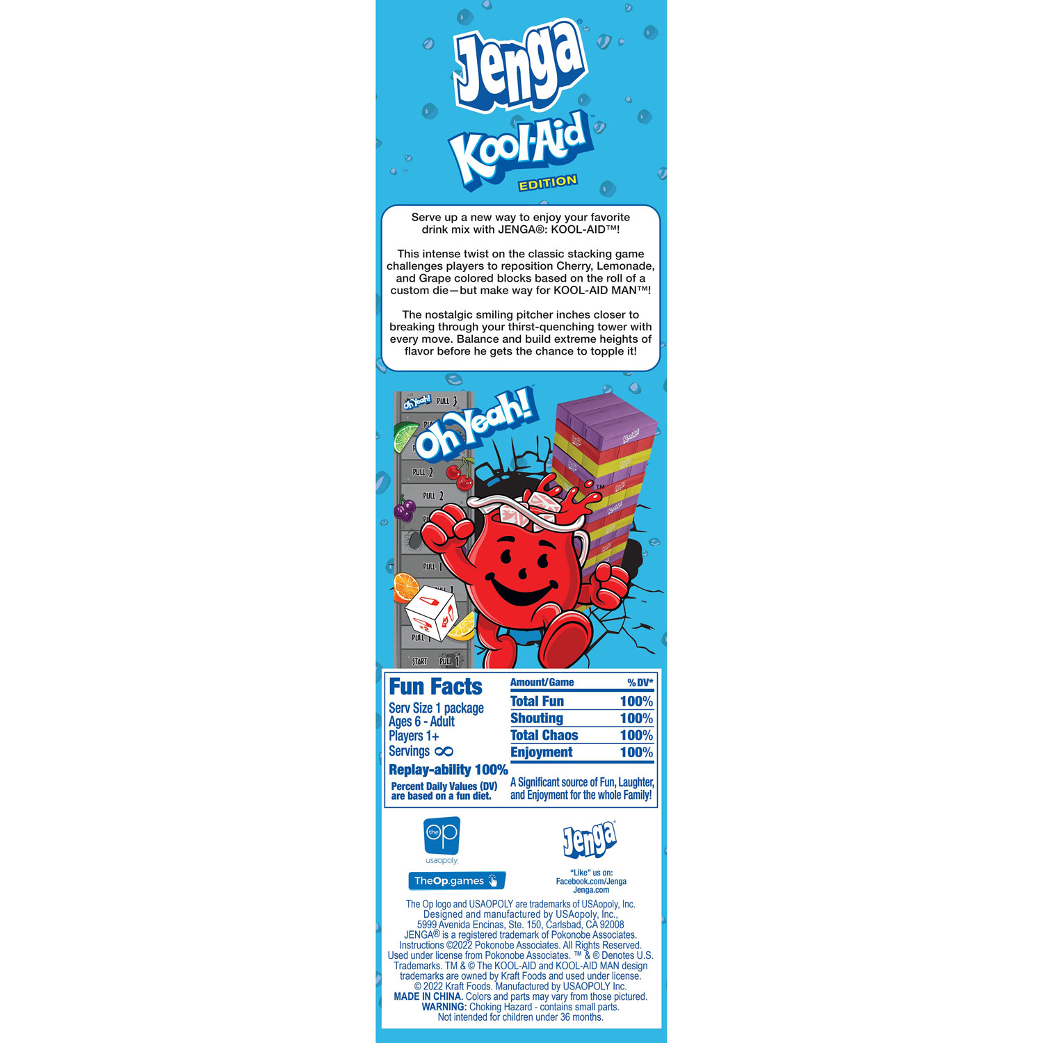 Jenga: Kool-Aid Party Game - English