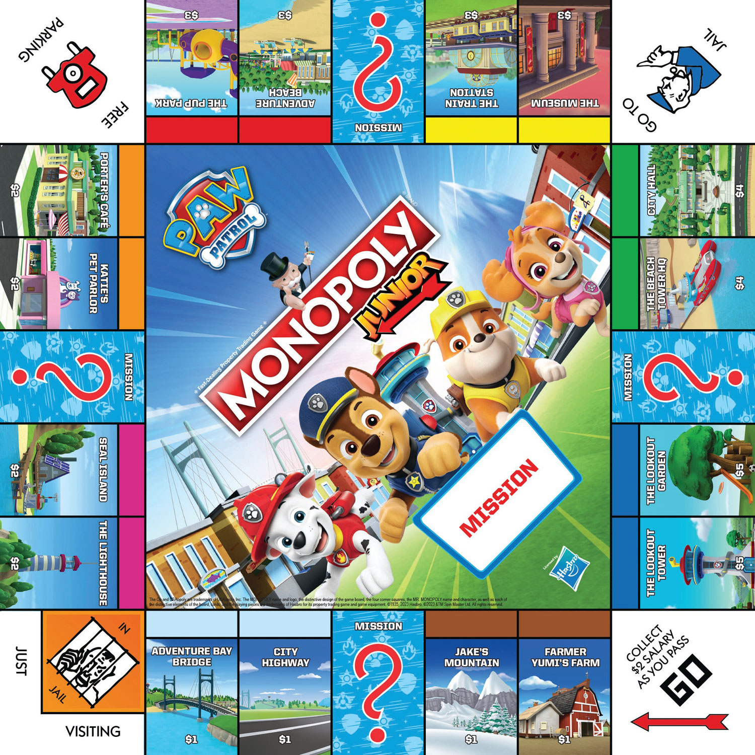 Monopoly Junior: Jeu de société PAW Patrol - Anglais