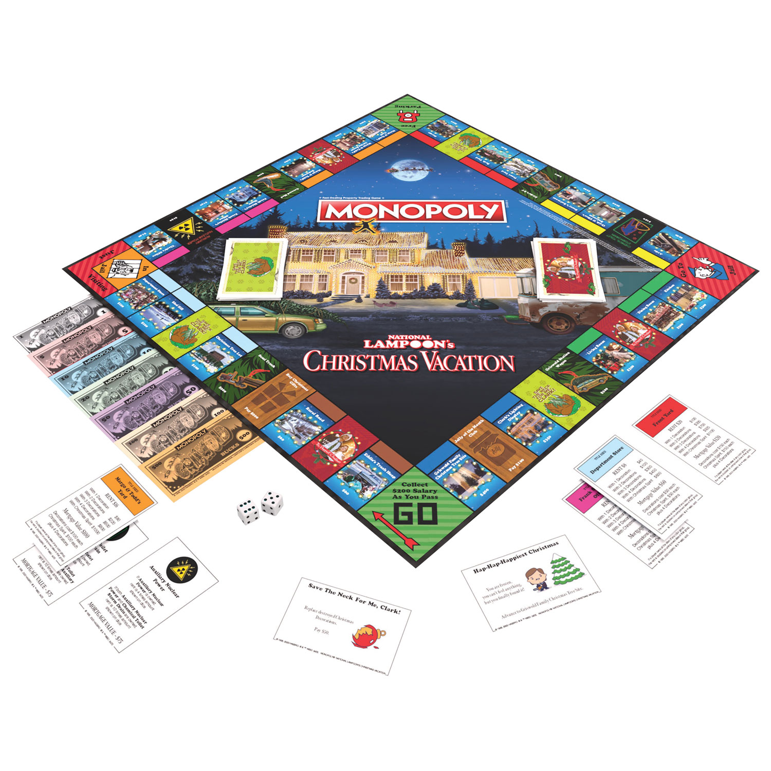 Monopoly: Jeu de société National Lampoon's Christmas Vacation - Anglais