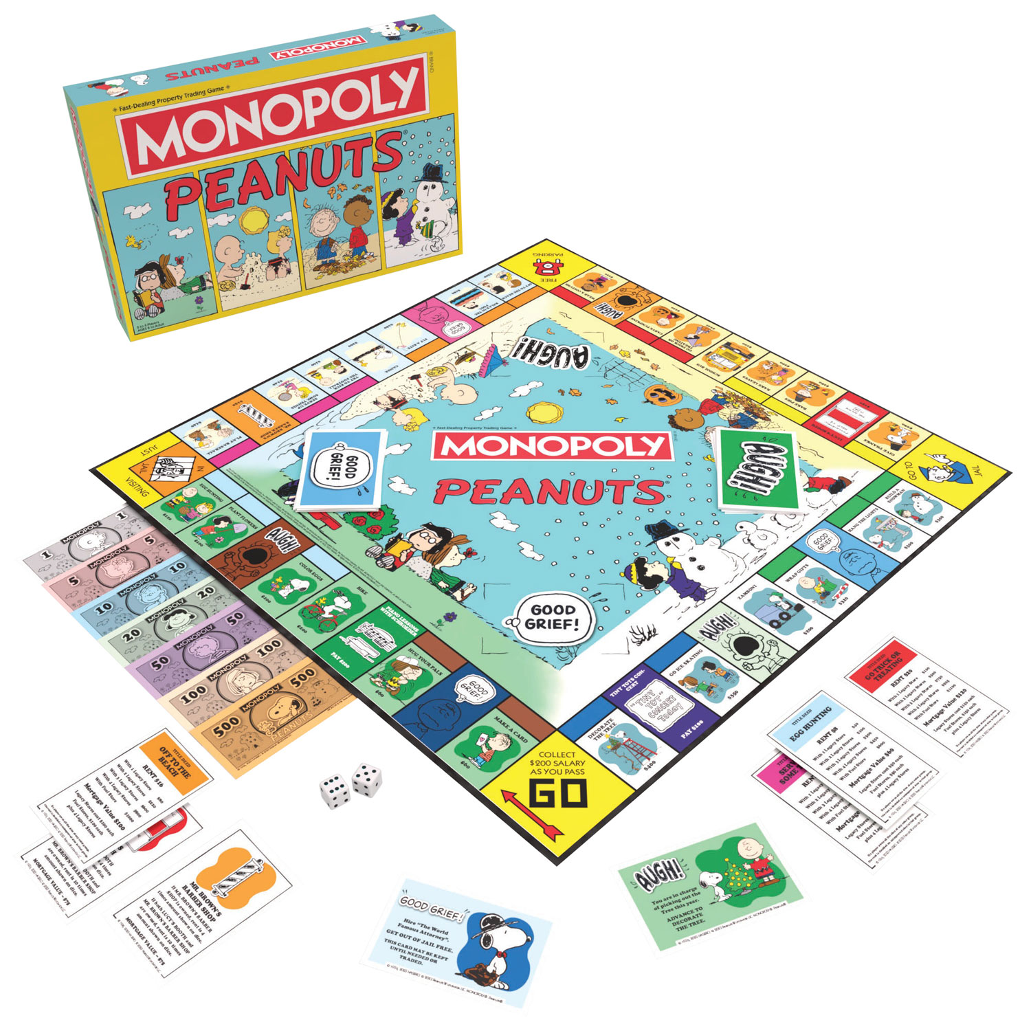 Monopoly: Jeu de société Peanuts - Anglais