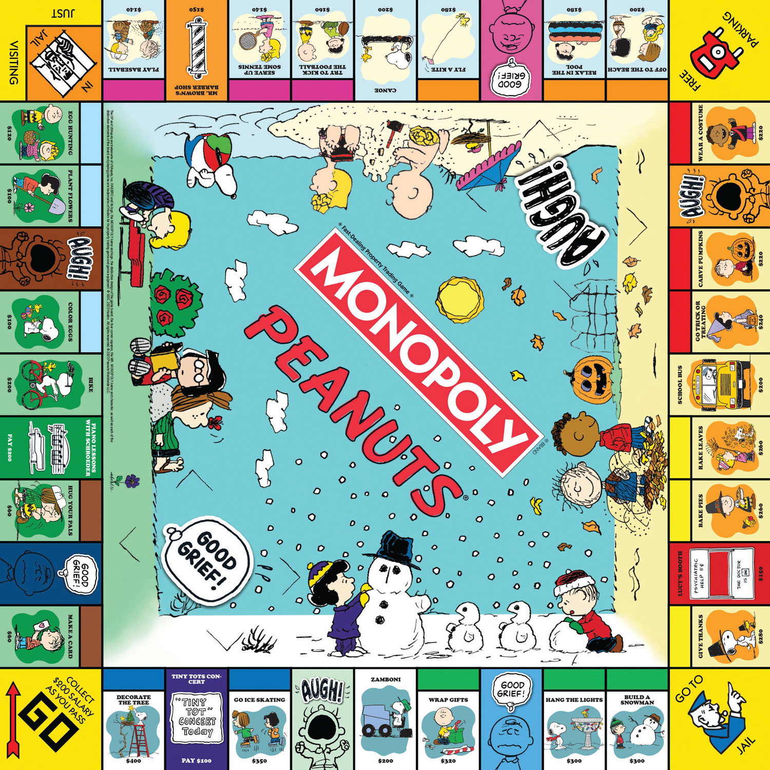 Monopoly: Jeu de société Peanuts - Anglais