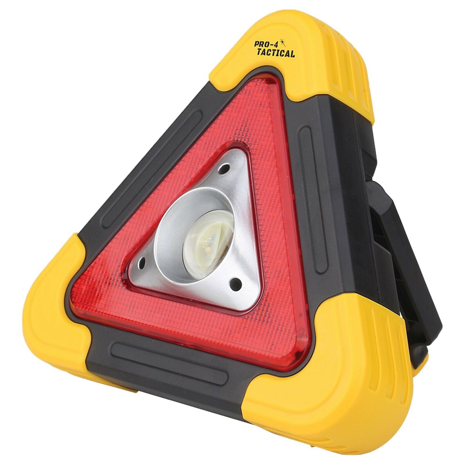 Pro-4 Triangle Emergency Work Light, Beiliant 400 Lumens, Weatherprrof, Up to 12 Hours Run Time