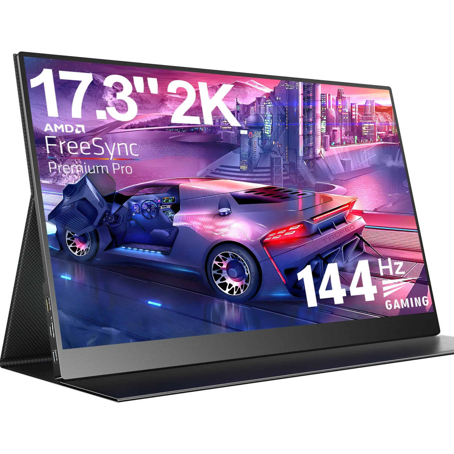 UPERFECT 17.3" Portable Monitor for Laptop, 144HZ 2K Gaming Monitor