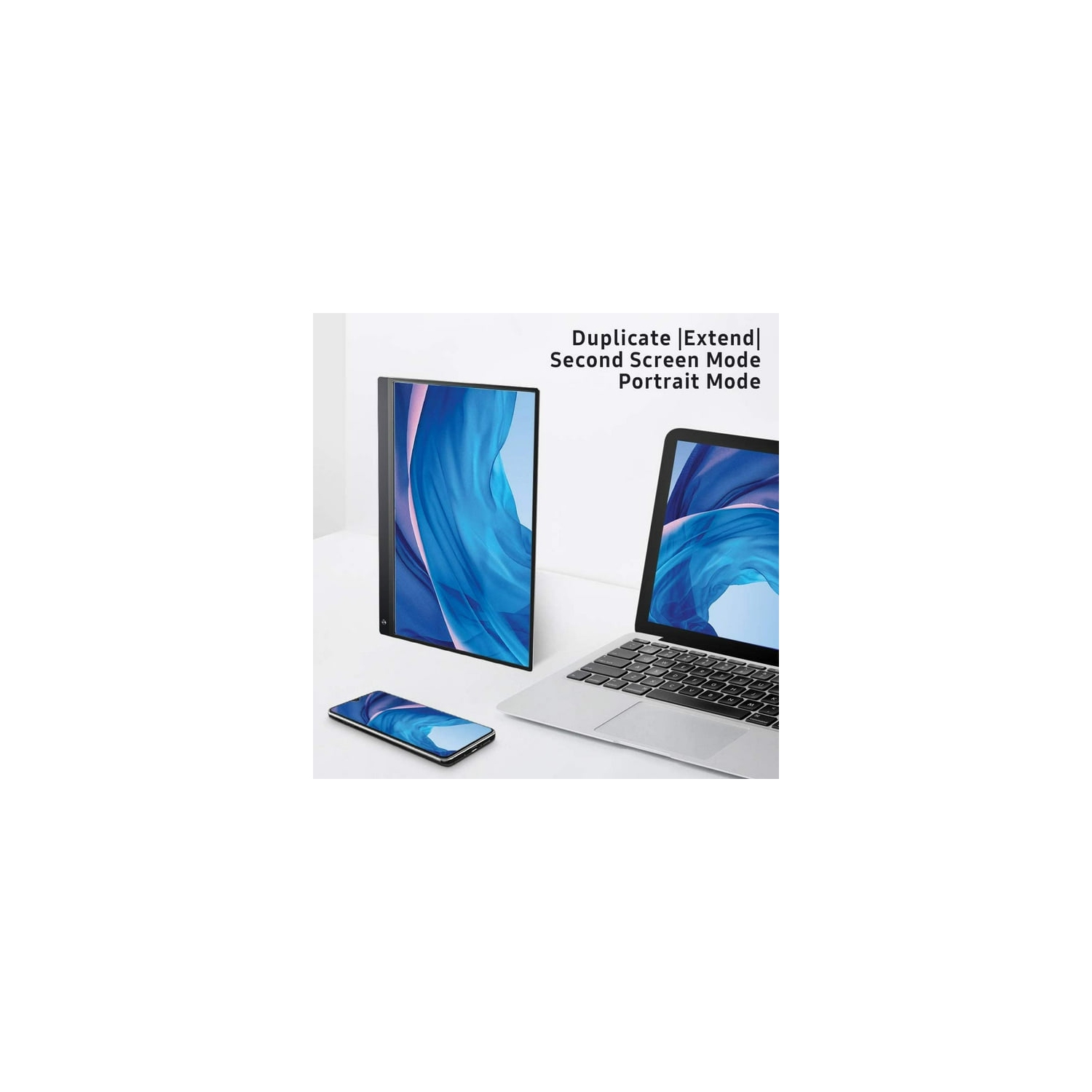 Portable Monitor Touch Screen, Built-in 10500mAh Rechargeable Battery, UPERFECT 15.6 FHD HDR 1080P Portable Laptop Monitor for Laptop Mackbook PC