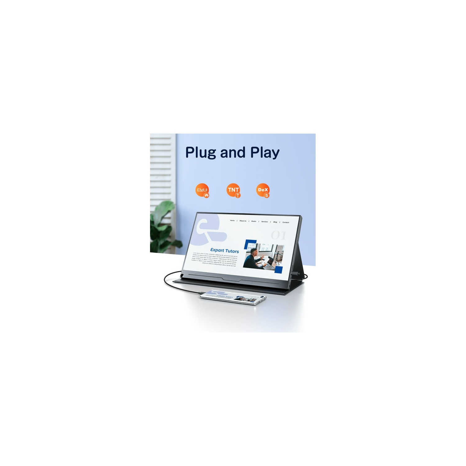 Portable Gaming Monitor 2K QHD, UPERFECT 16inch HDR Flicker Free Eye Care Gaming Display, Portable laptop Screen for PS5, Xbox Seris S, Nintendo