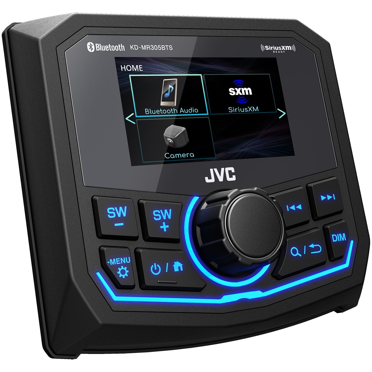 JVC KD-MR305BTS Bluetooth MP3 Marine Digital Multimedia Receiver w/ 2.7" TFT LCD