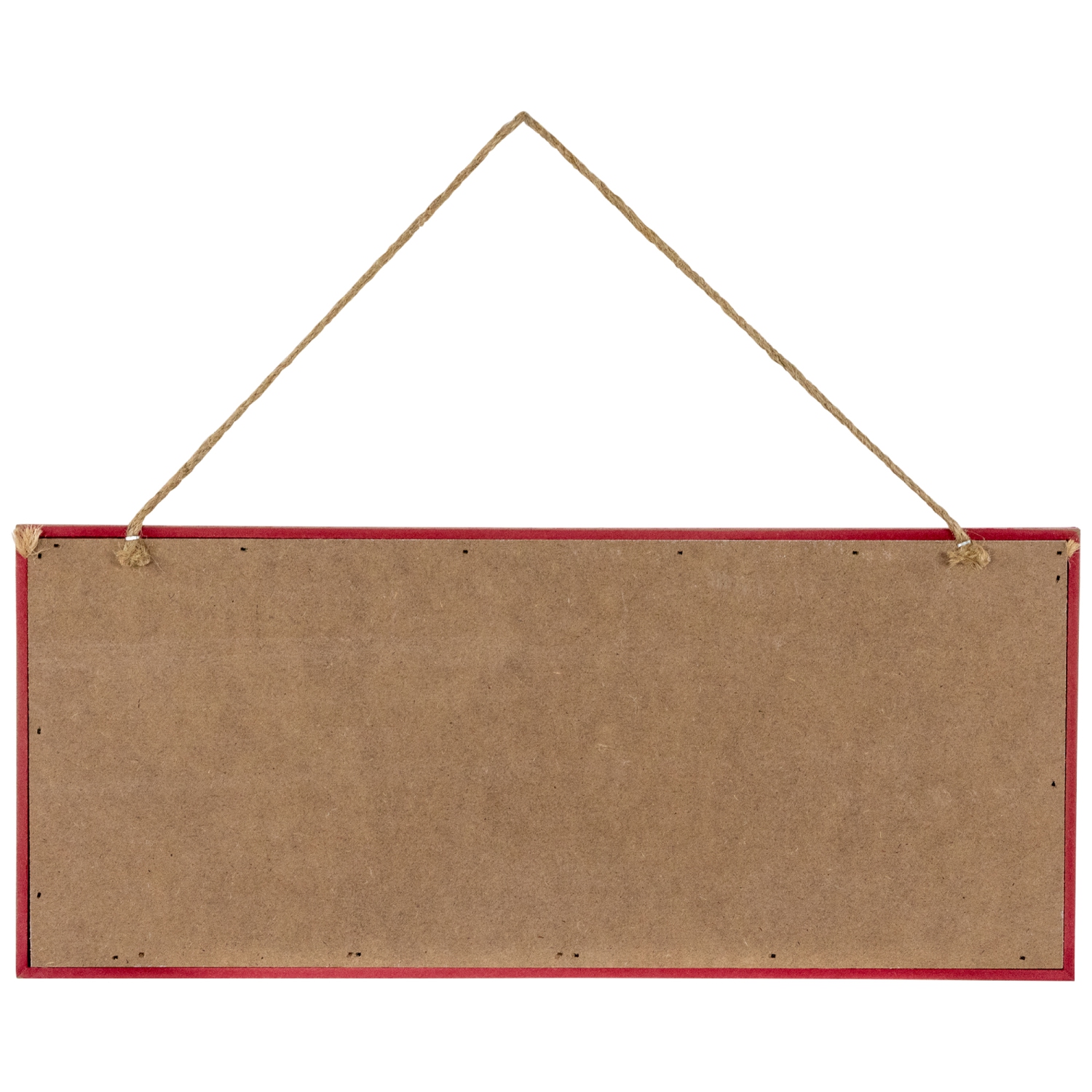 Affiche murale en bois « Merry Christmas » encadrée de 14 po