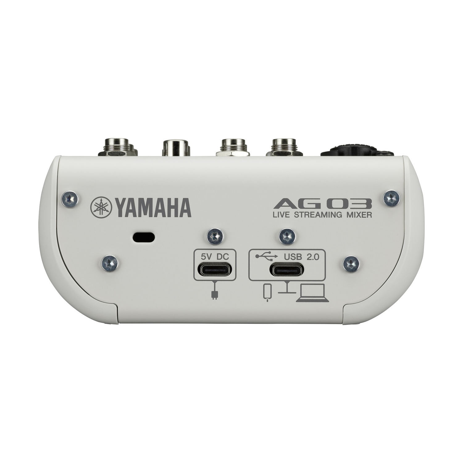 Console de mixage AG03MK2 de Yamaha avec interface audio USB - Blanc