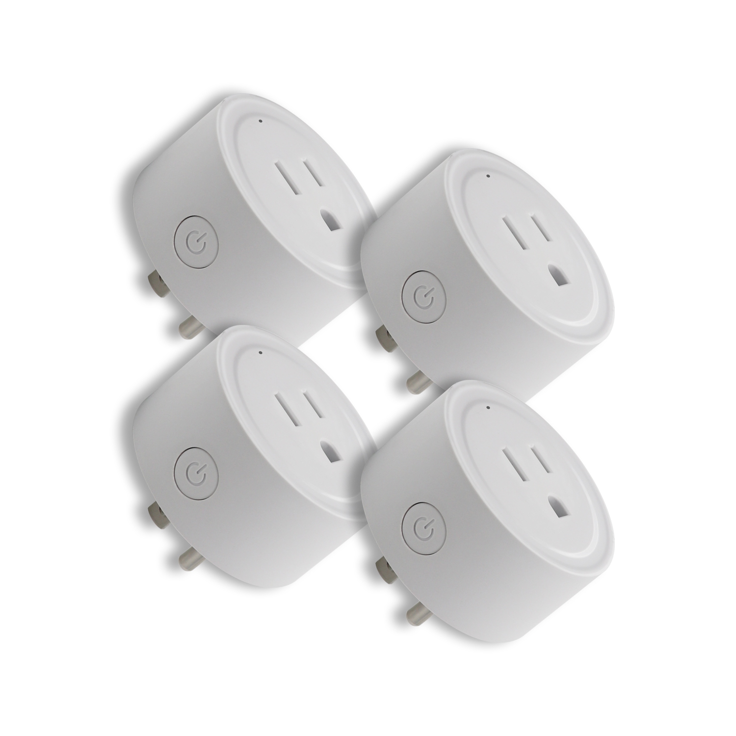 BAZZ Smart Home 4 Pack Wi-Fi Plug, PLGWFW1X4