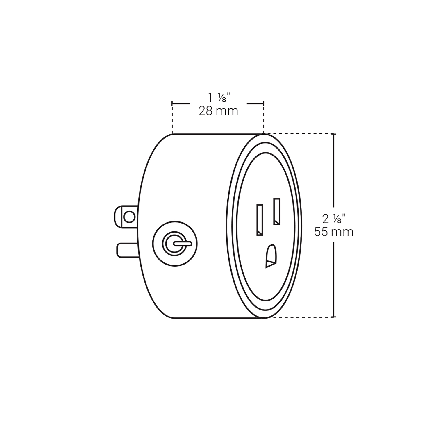 BAZZ Smart Home 4 Pack Wi-Fi Plug, PLGWFW1X4