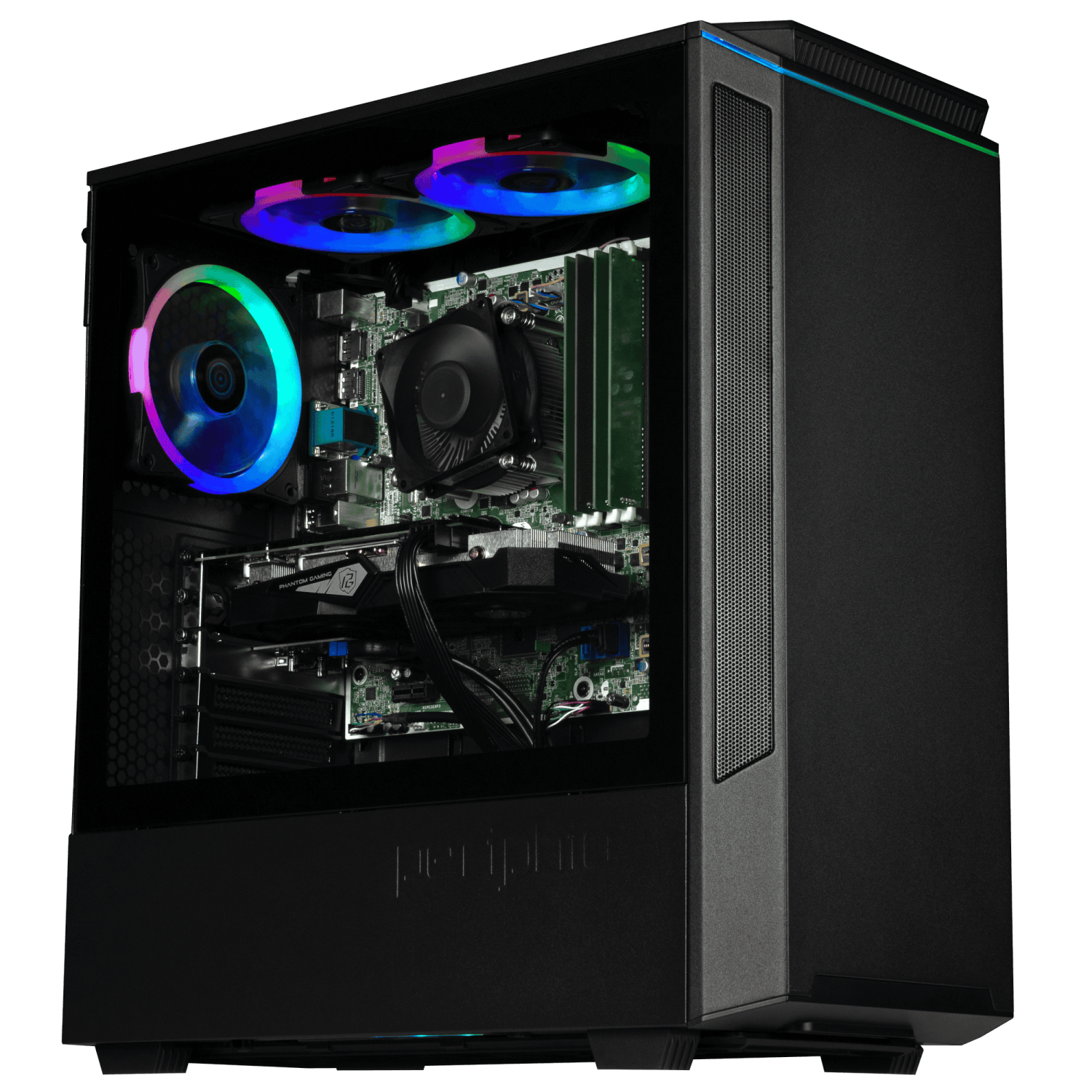 Refurbished (Excellent) Periphio Ghoul Prebuilt Gaming PC - Radeon RX 560 (4GB) Graphics| Intel Core i5-6500 (3.6GHz Turbo)| 1TB SSD| 16GB DDR4 RAM |Win 10 Gaming Desktop|WiFi + BT