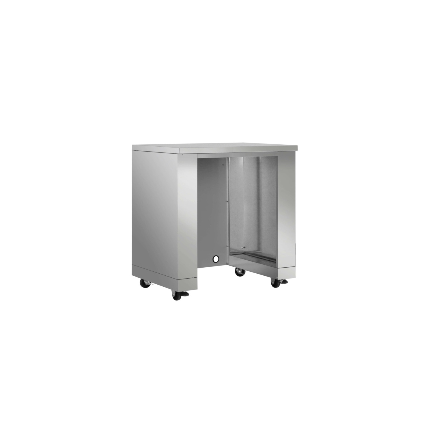 Armoire de réfrigérateur d'extérieur de 36 po de Crown - Solution de rangement en acier inoxydable durable pour les cuisines extérieures |