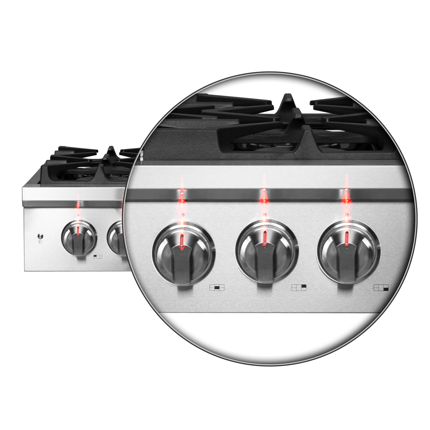 Forno Spezia 30" Pro-Style Gas Rangetop - High Quality Stainless Steel Cooktop with 5 Burners
