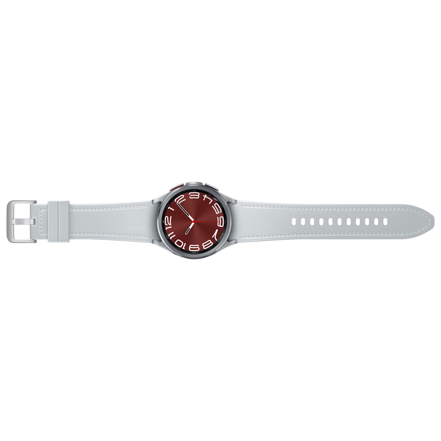 Open box - Samsung Galaxy Watch6 Classic 43mm Smartwatch with Heart Rate Monitor - Silver