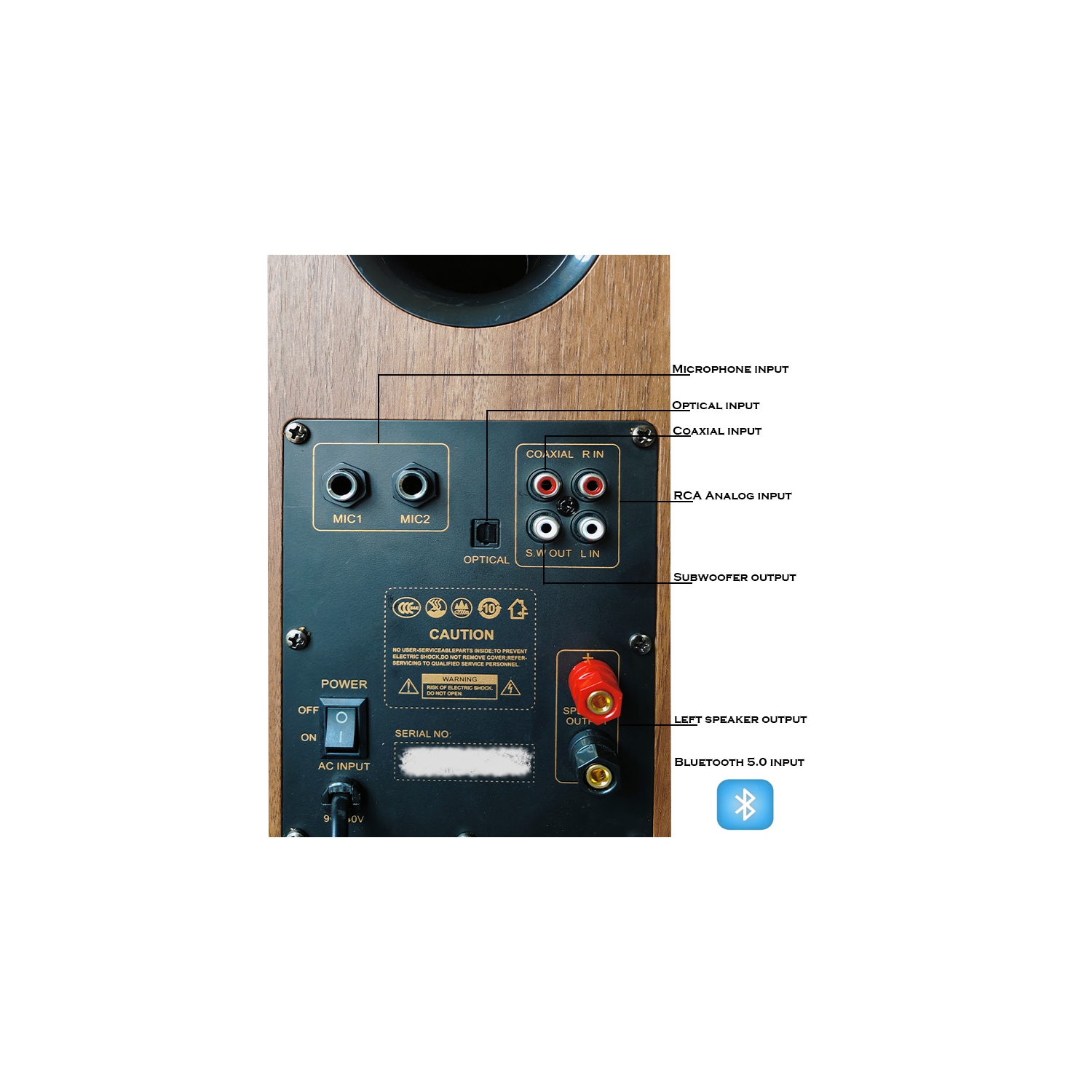 Singpack Studio CH6 Dual 2.0 Active Bookshelf Speakers with Karaoke Function. HiFi Sounds, Great TV/projector/PC/monitor speaker. Multiple Input,