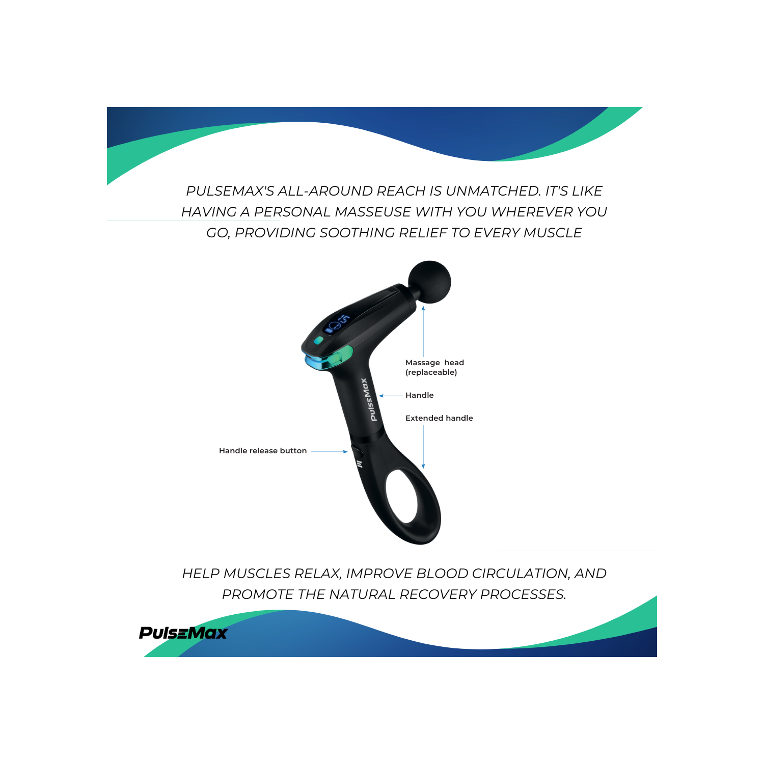 Portable Handled Massage Gun