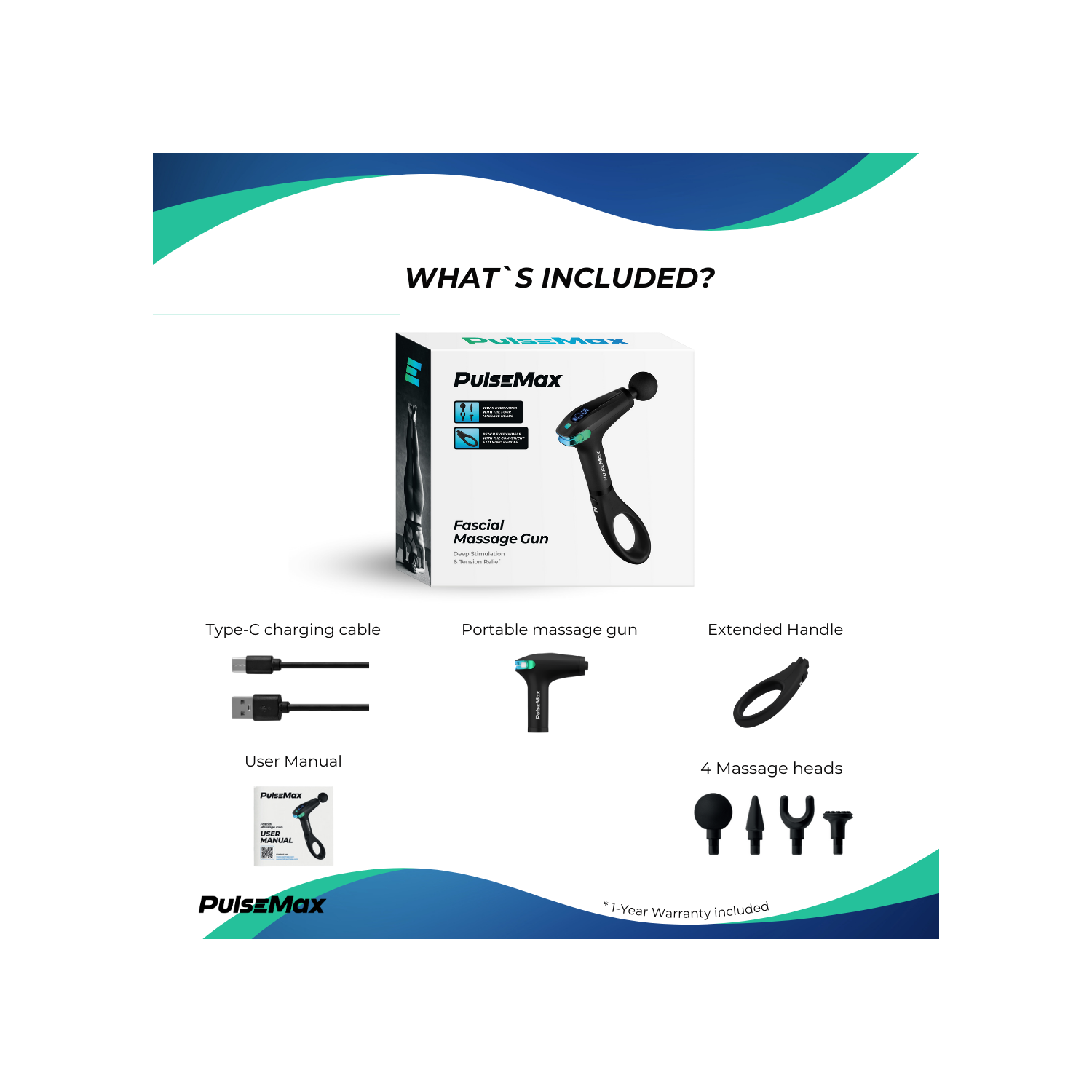 Portable Handled Massage Gun