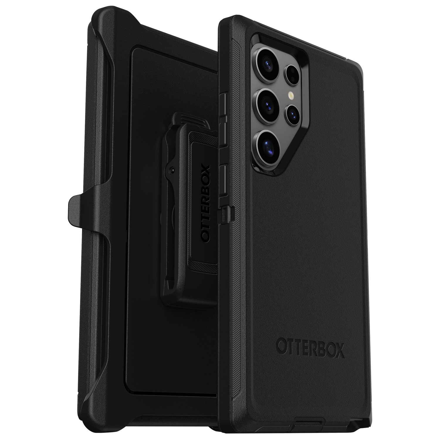 OtterBox Defender Fitted Hard Shell Case for Galaxy S24 Ultra - Black