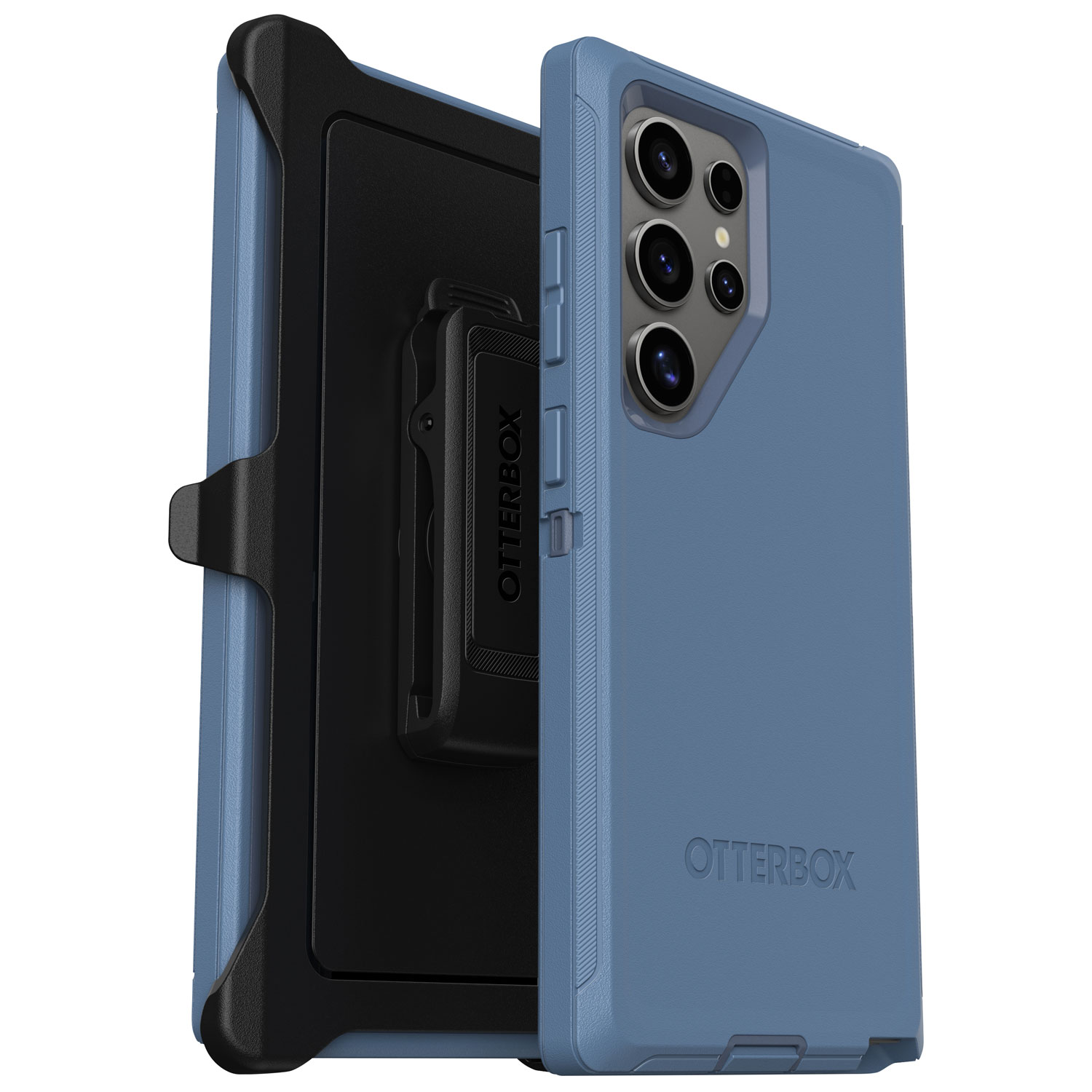 Étui rigide ajusté Defender d'OtterBox pour Galaxy S24 Ultra - Bleu