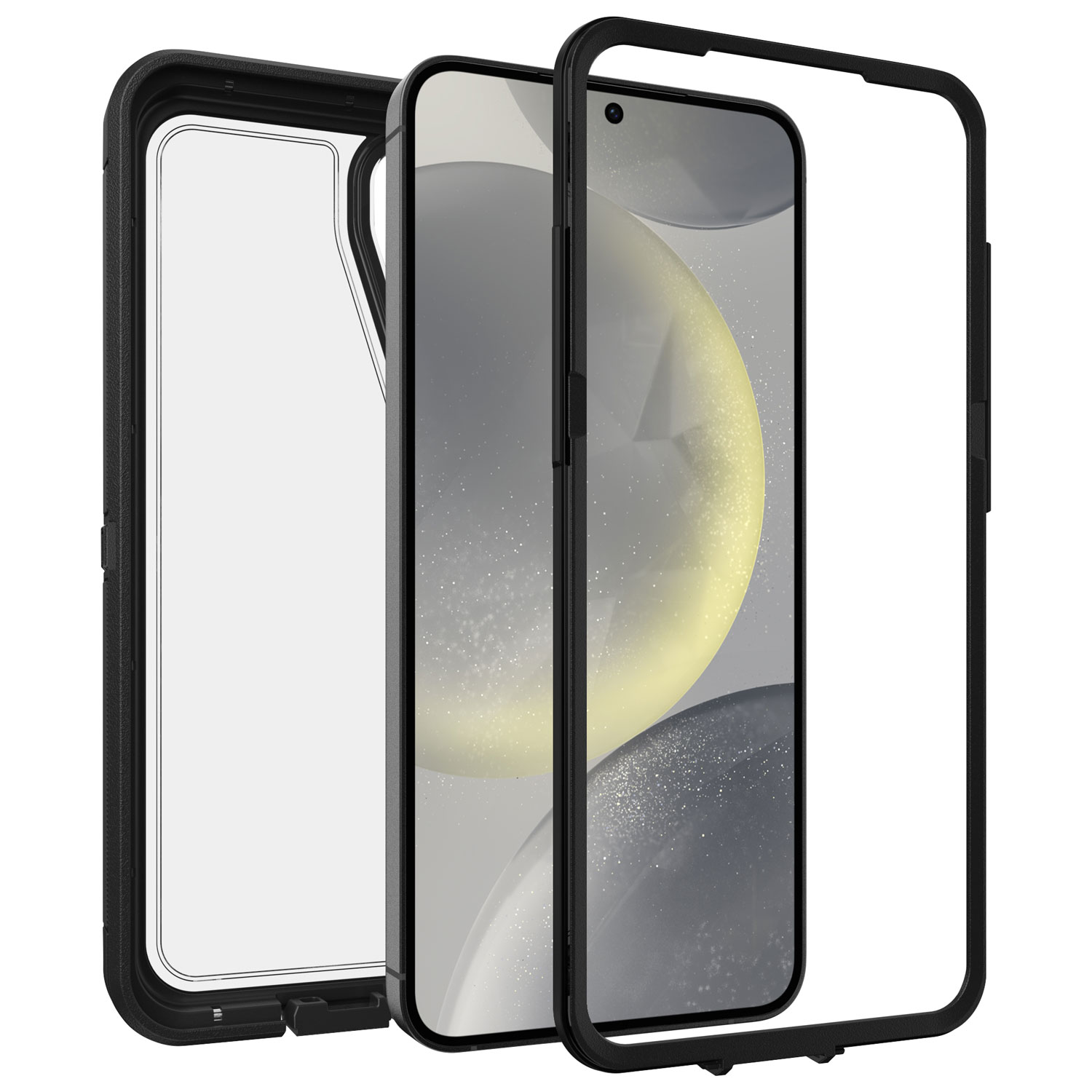 OtterBox Defender XT Fitted Hard Shell Case for Galaxy S24+ - Black/Clear