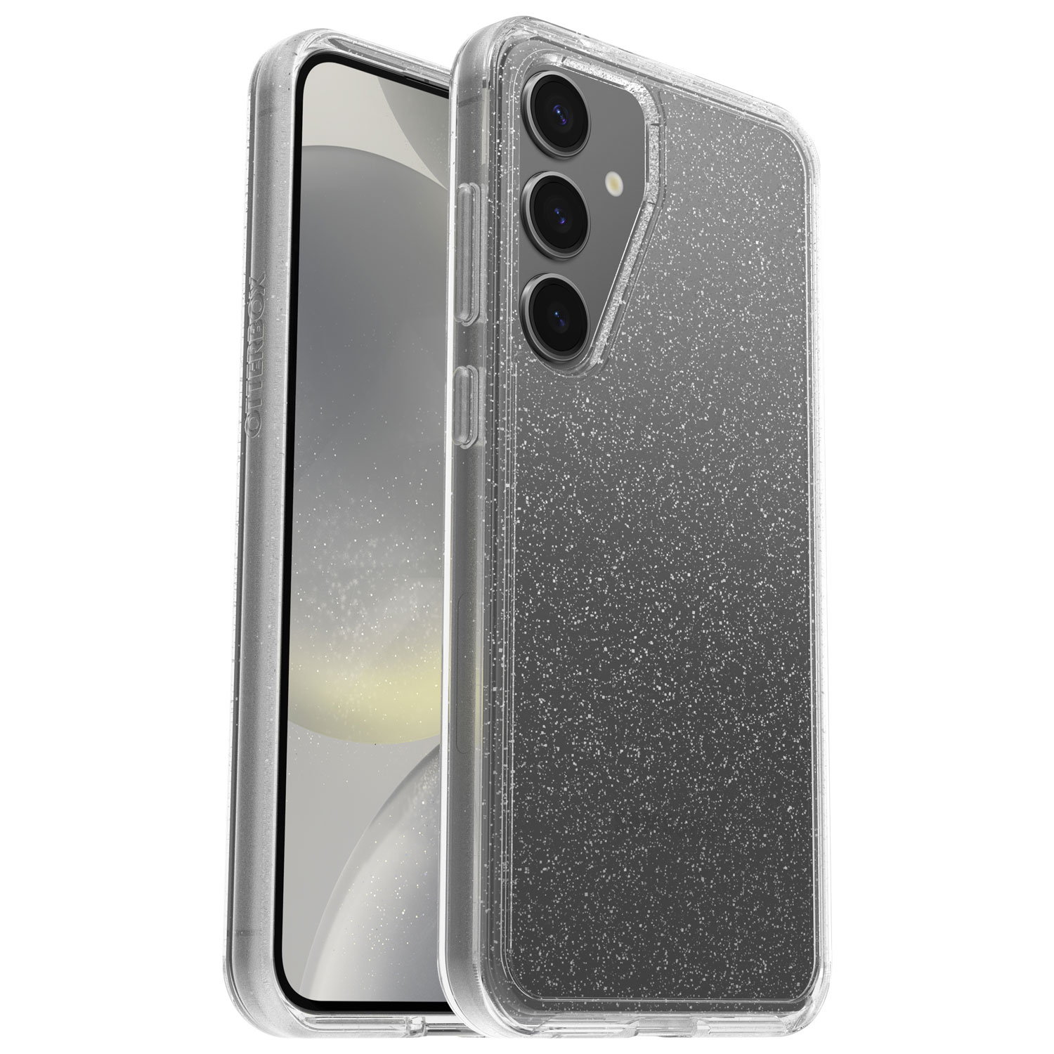 Étui rigide ajusté Symmetry d'OtterBox pour Galaxy S24+ - Argent scintillant